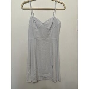 Aritzia Spring Sunday Best Mini Dress Small Viola Light Blue Bustier Cocktail